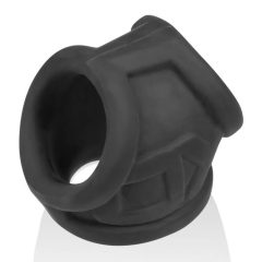   OXBALLS Oxsling Cocksling - inel pentru penis și extensor testicular (negru)