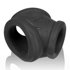   OXBALLS Oxsling Cocksling - inel pentru penis și extensor testicular (negru)