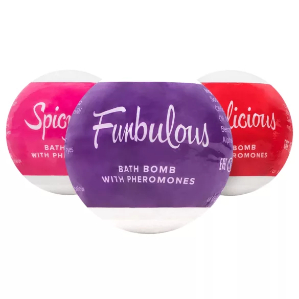 Obsessive - bombă de baie cu feromoni - fructat - 100g
