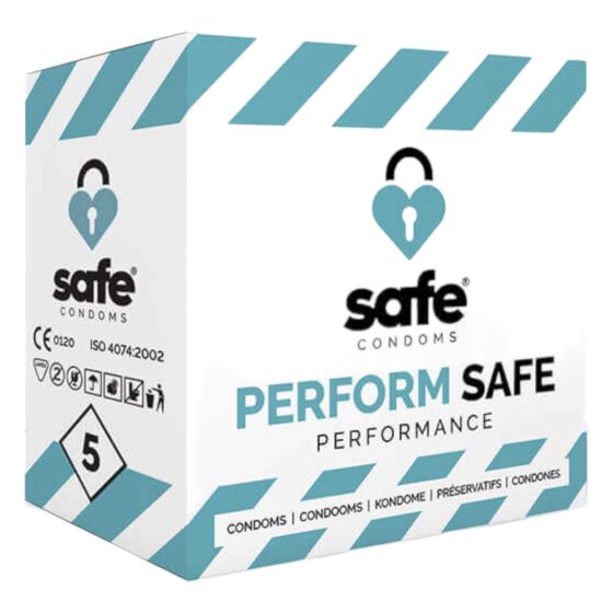SAFE Perform Safe - prezervative mari (5 bucăți)