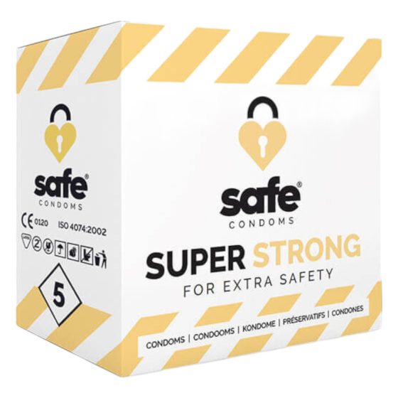 SAFE Super Strong - prezervativ extra puternic (5 bucăți)
