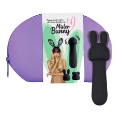 FEELZTOYS Mister Bunny - set mini vibrator masaj (negru)