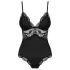 Obsessive - body sexy din dantelă - negru - L/XL