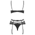 Obsessive - set lenjerie sexy - dantelă neagră