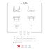 Set lenjerie Obsessive Heartina - negru - L/XL