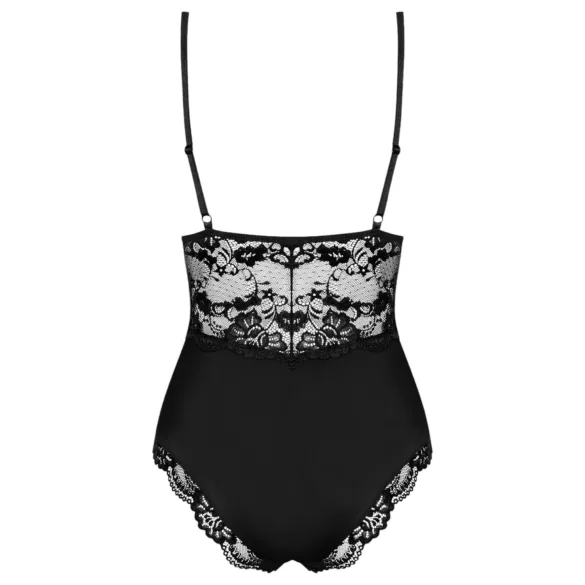 Obsessive - body sexy din dantelă - negru - XXL