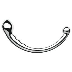 Le Wand - dildo dublu capăt - oțel inoxidabil - argintiu