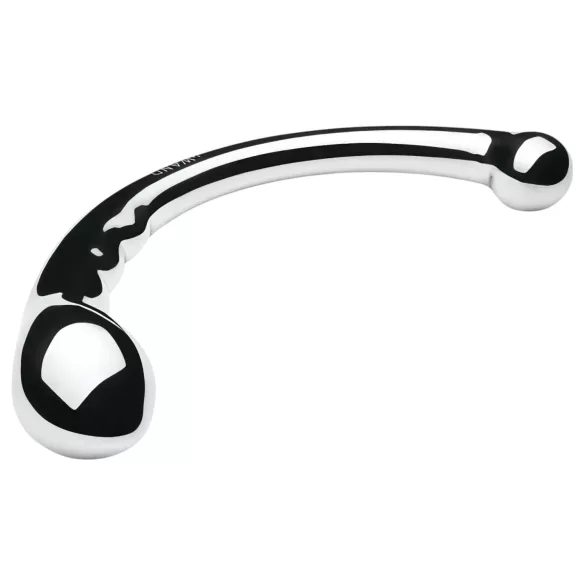 Le Wand - dildo dublu capăt - oțel inoxidabil - argintiu