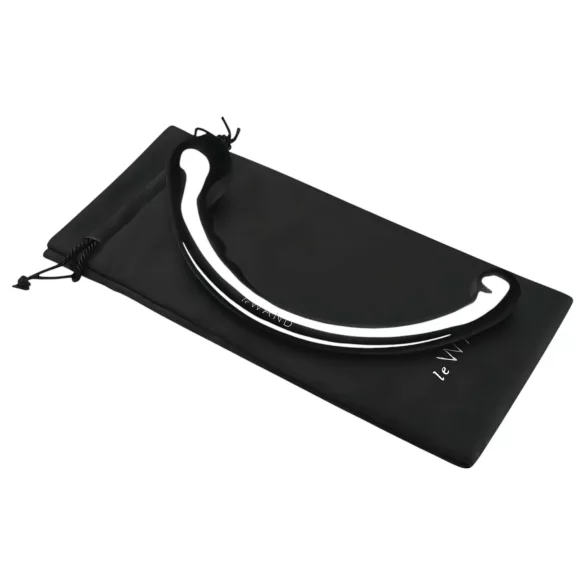 Le Wand - dildo dublu capăt - oțel inoxidabil - argintiu