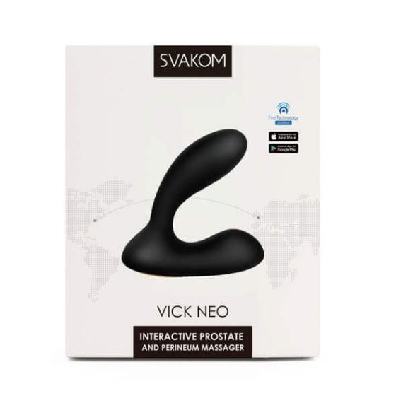Svakom Vick Neo - vibrator anal VR cu acumulator (negru)