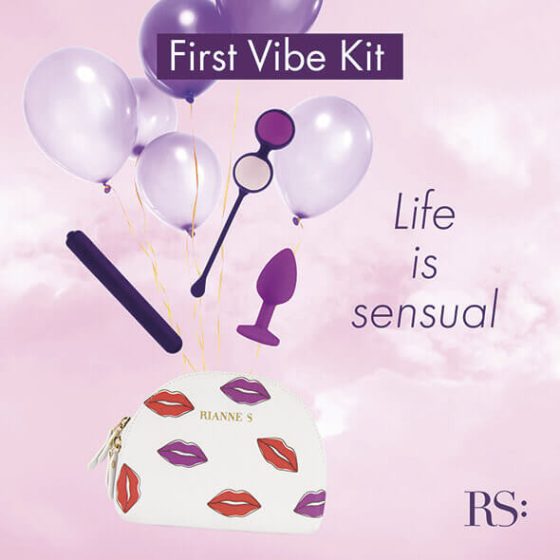 Rianne Essentials First - set vibrator - mov (3 piese)