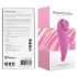 FEELZTOYS Femmegasm - Vibrator 2în1 reîncărcabil pentru clitoris (roz)