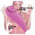 FEELZTOYS Femmegasm - Vibrator 2în1 reîncărcabil pentru clitoris (roz)