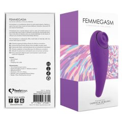   FEELZTOYS Femmegasm - vibrator vaginal și clitoridian rezistent la apă (violet)