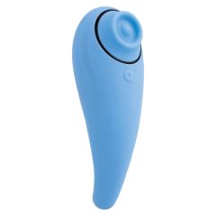   FEELZTOYS Femmegasm - vibrator anal și clitoridian, rezistent la apă și cu acumulator (albastru)