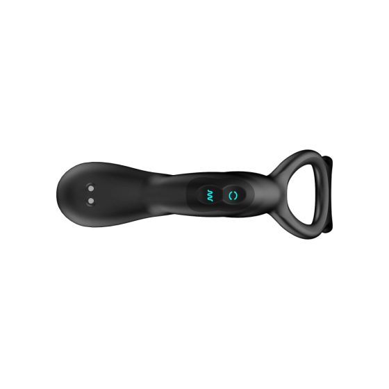 Nexus Revo - vibrat cu control de la distanță, rotativ, inel pentru prostata (negru)
