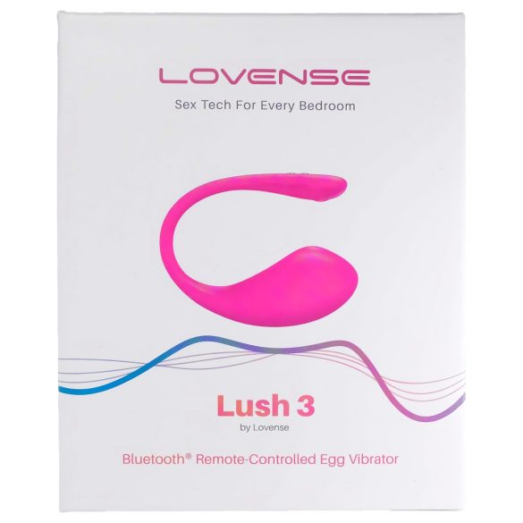 LOVENSE Lush 3 - ou inteligent vibrant (roz)