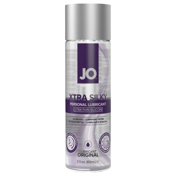 JO Xtra Silky - Lubrifiant siliconat cu vitamina E (60ml)