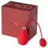 Magic Motion Sundae - ou vibrator purtabil controlat prin aplicație (roșu)