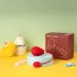Magic Motion Sundae - ou vibrator purtabil controlat prin aplicație (roșu)