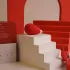 Magic Motion Sundae - ou vibrator purtabil controlat prin aplicație (roșu)