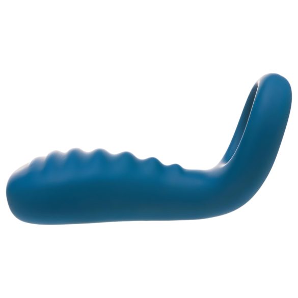 OHMIBOD Bluemotion Nex 3 - inel smart vibrațional pentru penis (albastru)