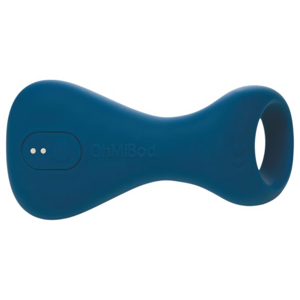 OHMIBOD Bluemotion Nex 3 - inel smart vibrațional pentru penis (albastru)