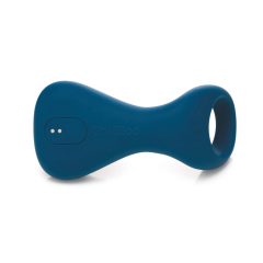   OHMIBOD Bluemotion Nex 3 - inel vibrator inteligent cu acumulator pentru penis (albastru)