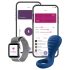 OHMIBOD Bluemotion Nex 3 - inel smart vibrațional pentru penis (albastru)