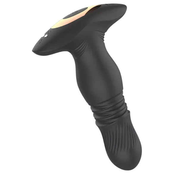 Aixiasia Roy - vibrator anal cu telecomandă și acumulator (negru)