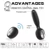 Aixiasia Dylon-Remote - vibrator anal wireless cu acumulator - negru