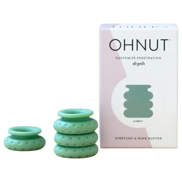 Ohnut - inel reglabil pentru penetrare - set 4 piese - verde