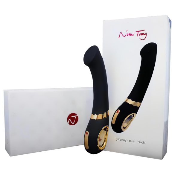 Nomi Tang Getaway Plus 2 - vibrator rechargeabil punctul G (negru-auriu)