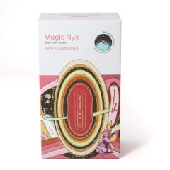   Magic Motion Nyx - vibrator inteligent și impermeabil pentru clitoris, cu baterie (coral)