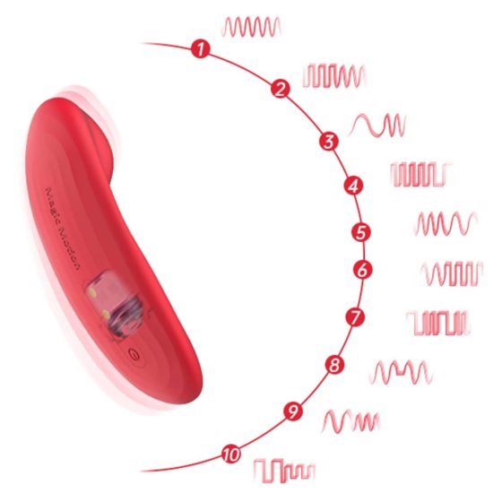 Magic Motion Nyx - vibrator inteligent și impermeabil pentru clitoris, cu baterie (coral)