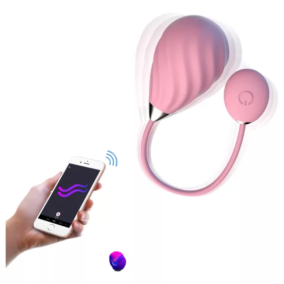 Magic Motion Sundae - ou vibrator inteligent cu acumulator - roz