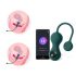 Magic Motion Crystal Duo - bile kegel inteligente - silicon verde