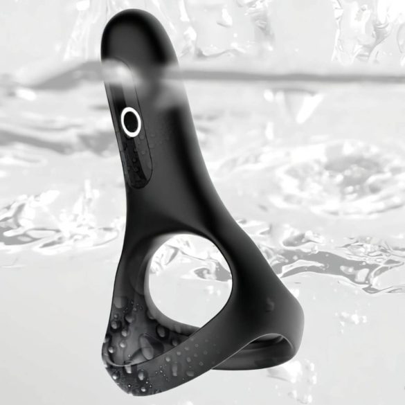 Magic Motion Rise - inel pentru penis cu vibrații - smart, reîncărcabil, negru