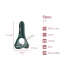 Magic Motion Rise - inel penian cu vibrații controlat prin aplicație, pentru bărbați (verde)