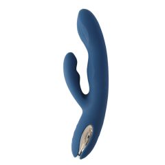   Svakom Aylin - vibrator cu clitoral pulsatoriu și acumulator (albastru)