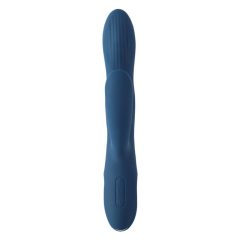   Svakom Aylin - vibrator cu clitoral pulsatoriu și acumulator (albastru)
