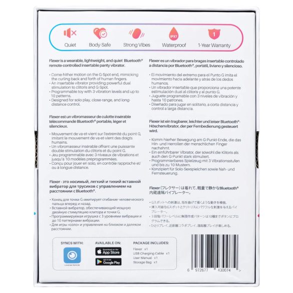 Lovense - Vibrator 2în1 pentru chiloți - reîncărcabil, roz