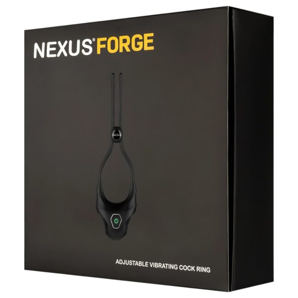 Nexus Forge - inel pentru penis cu vibrații reglabil - negru