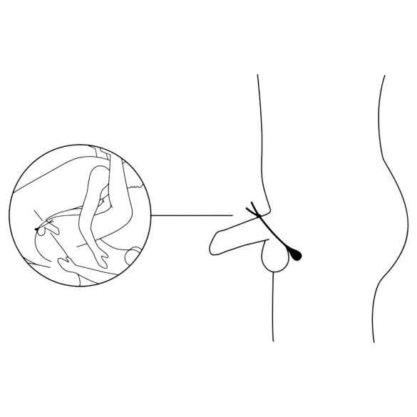 Nexus Forge - inel pentru penis cu vibrații reglabil - negru