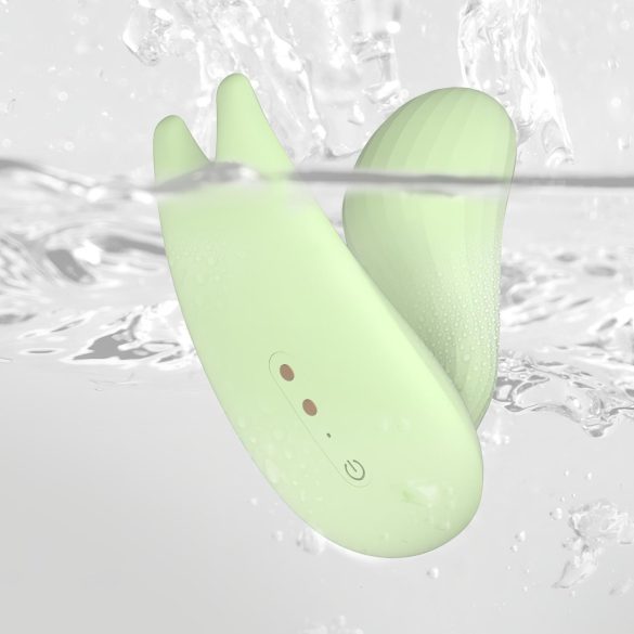 Magic Motion Umi - vibrator 2în1 inteligent - silicon verde