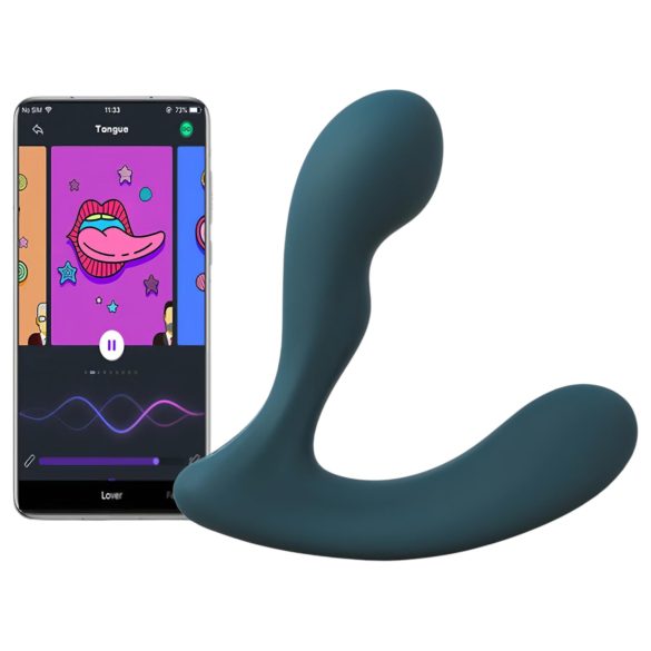 Vibrator inteligent Solstice X pentru prostată (verde)