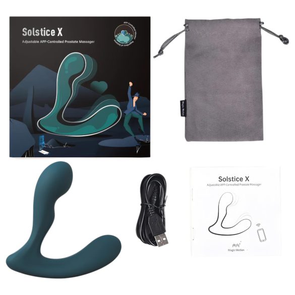 Magic Motion Solstice X - vibrator pentru prostată inteligent - verde