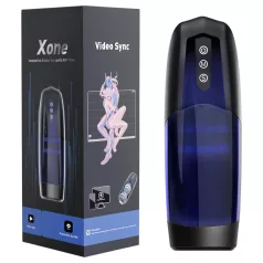   Magic Motion Xone - Masturbator controlat prin aplicație, pentru bărbați (albastru)