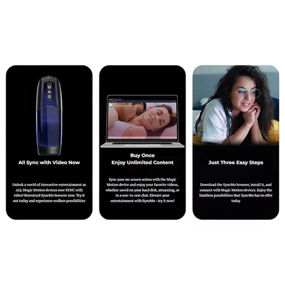 Magic Motion Xone - Masturbator controlat prin aplicație, pentru bărbați (albastru)