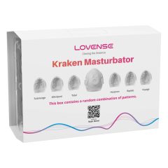 LOVENSE Kraken - ou de masturbare - 6 bucăți (alb)